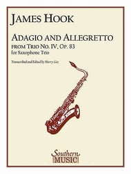 ADAGIO AND ALLEGRETTO SAX TRIO cover Thumbnail